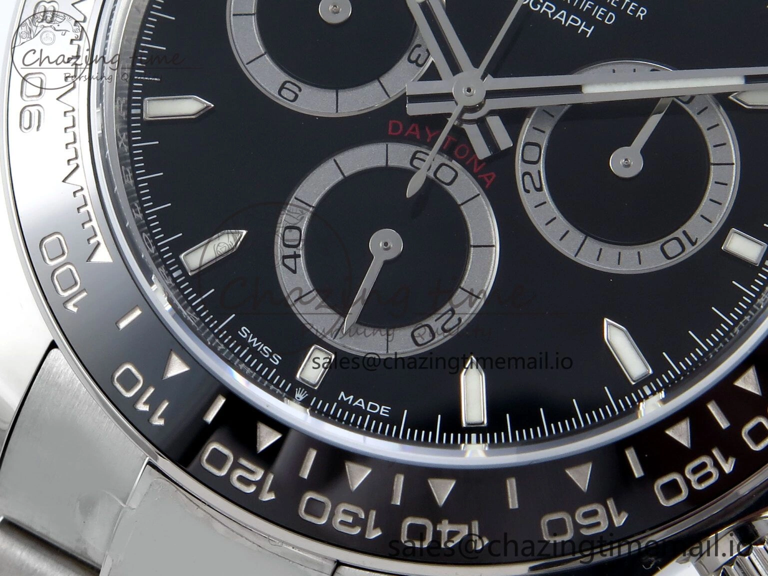 2023 Daytona 126500 AR+F 1:1 Best Edition 904L SS Case and Bracelet Black Dial SA4131