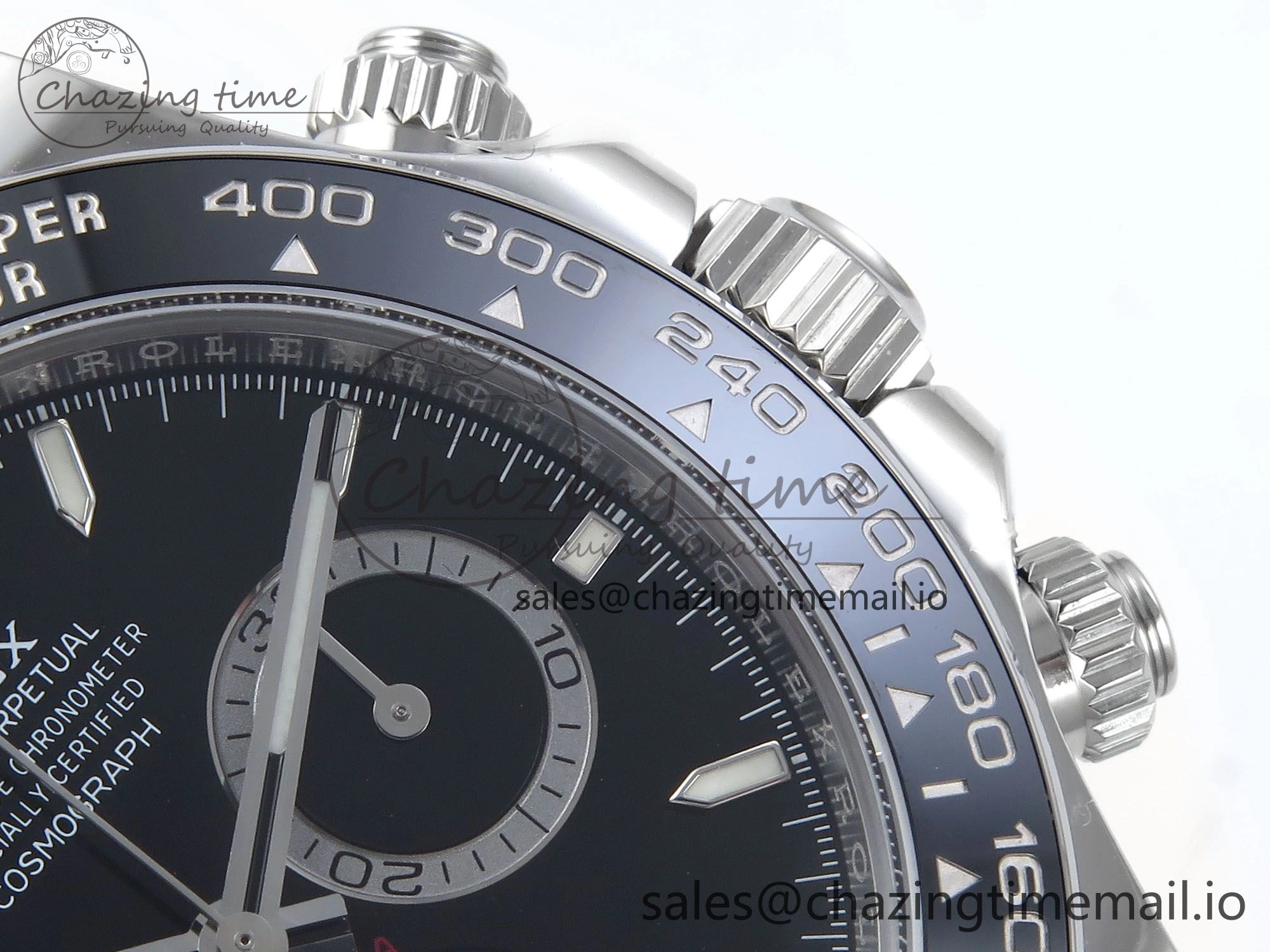 2023 Daytona 126500 AR+F 1:1 Best Edition 904L SS Case and Bracelet Black Dial SA4131