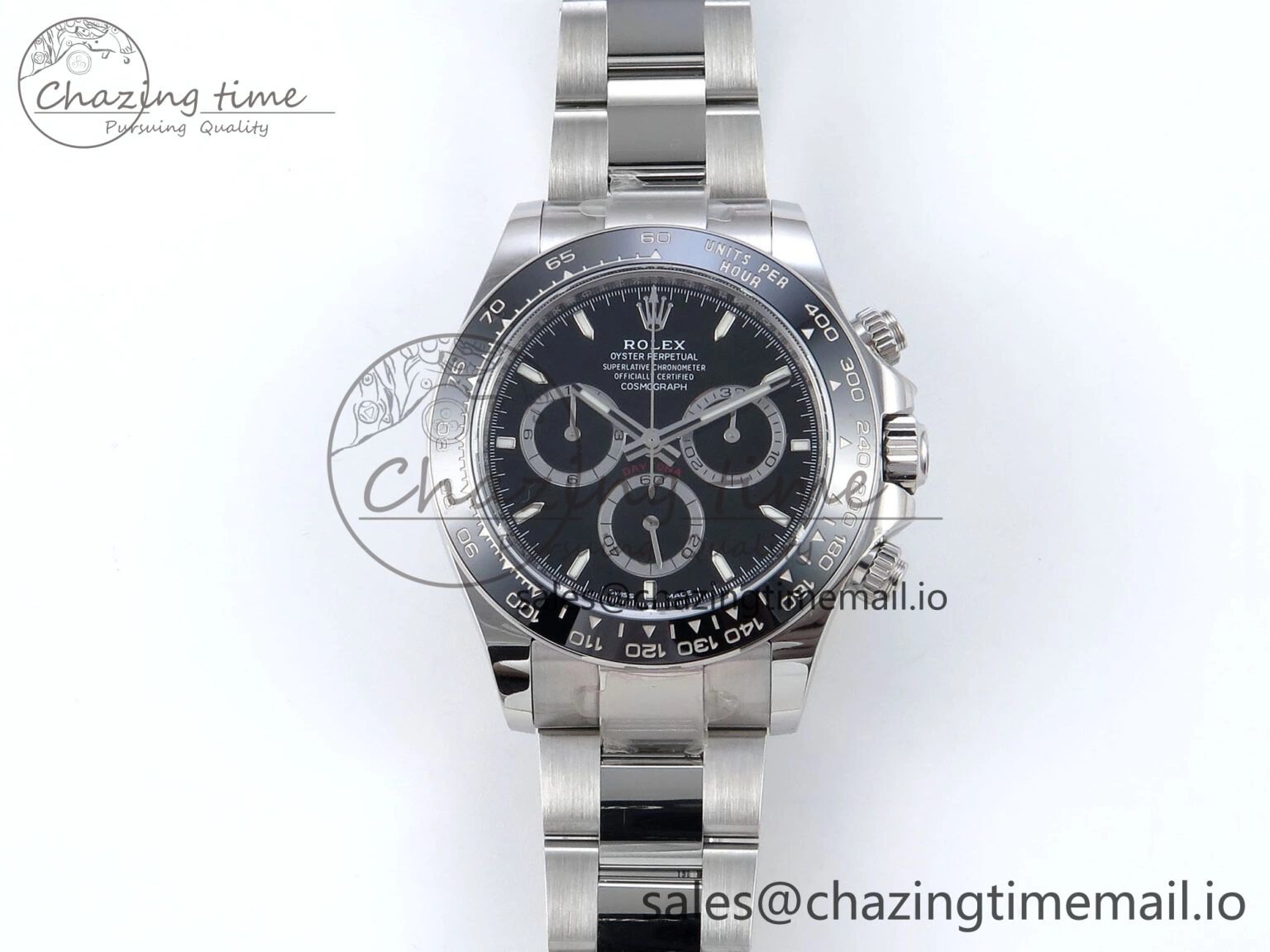 2023 Daytona 126500 AR+F 1:1 Best Edition 904L SS Case and Bracelet Black Dial SA4131
