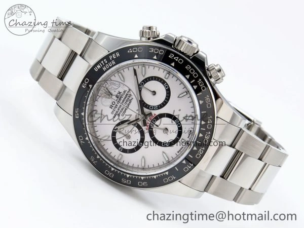 2023 Daytona 126500 AR+F 1:1 Best Edition 904L SS Case and Bracelet White Dial SA4131