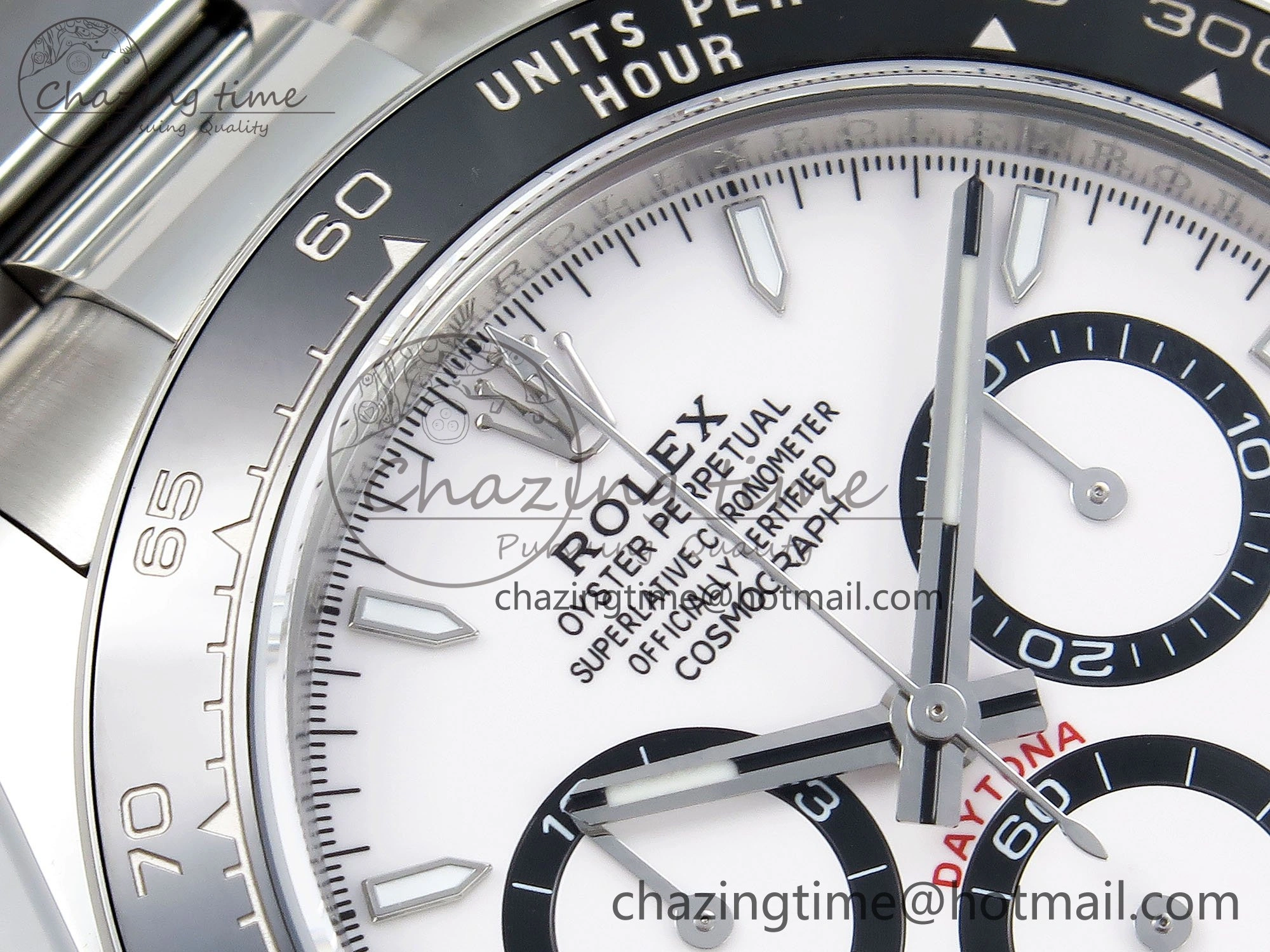 2023 Daytona 126500 AR+F 1:1 Best Edition 904L SS Case and Bracelet White Dial SA4131