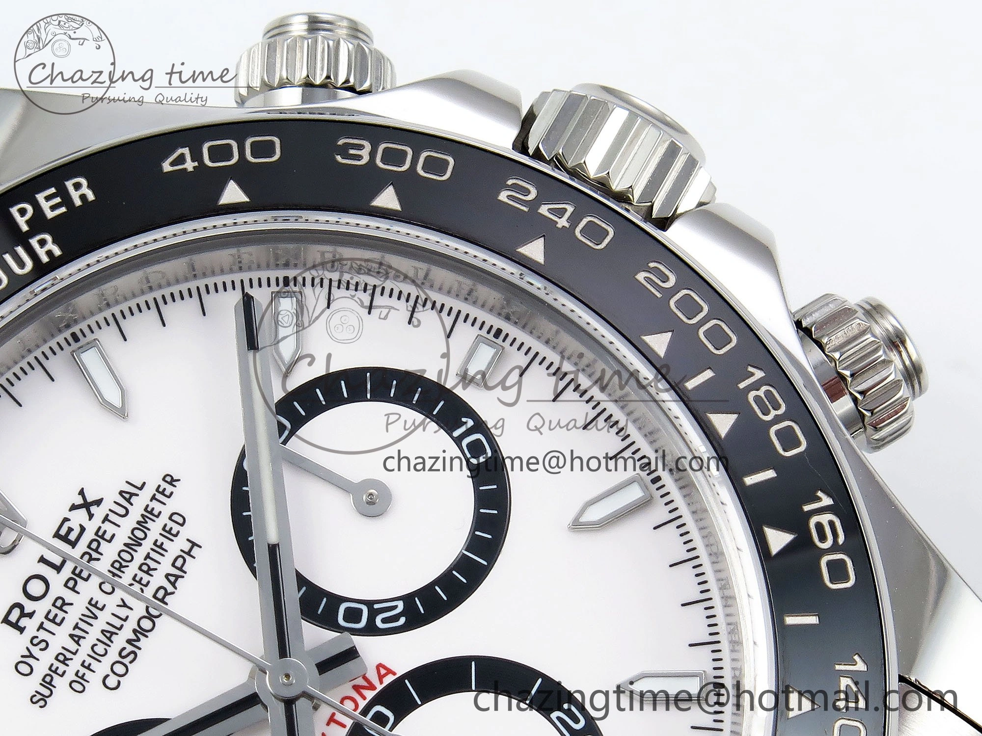 2023 Daytona 126500 AR+F 1:1 Best Edition 904L SS Case and Bracelet White Dial SA4131