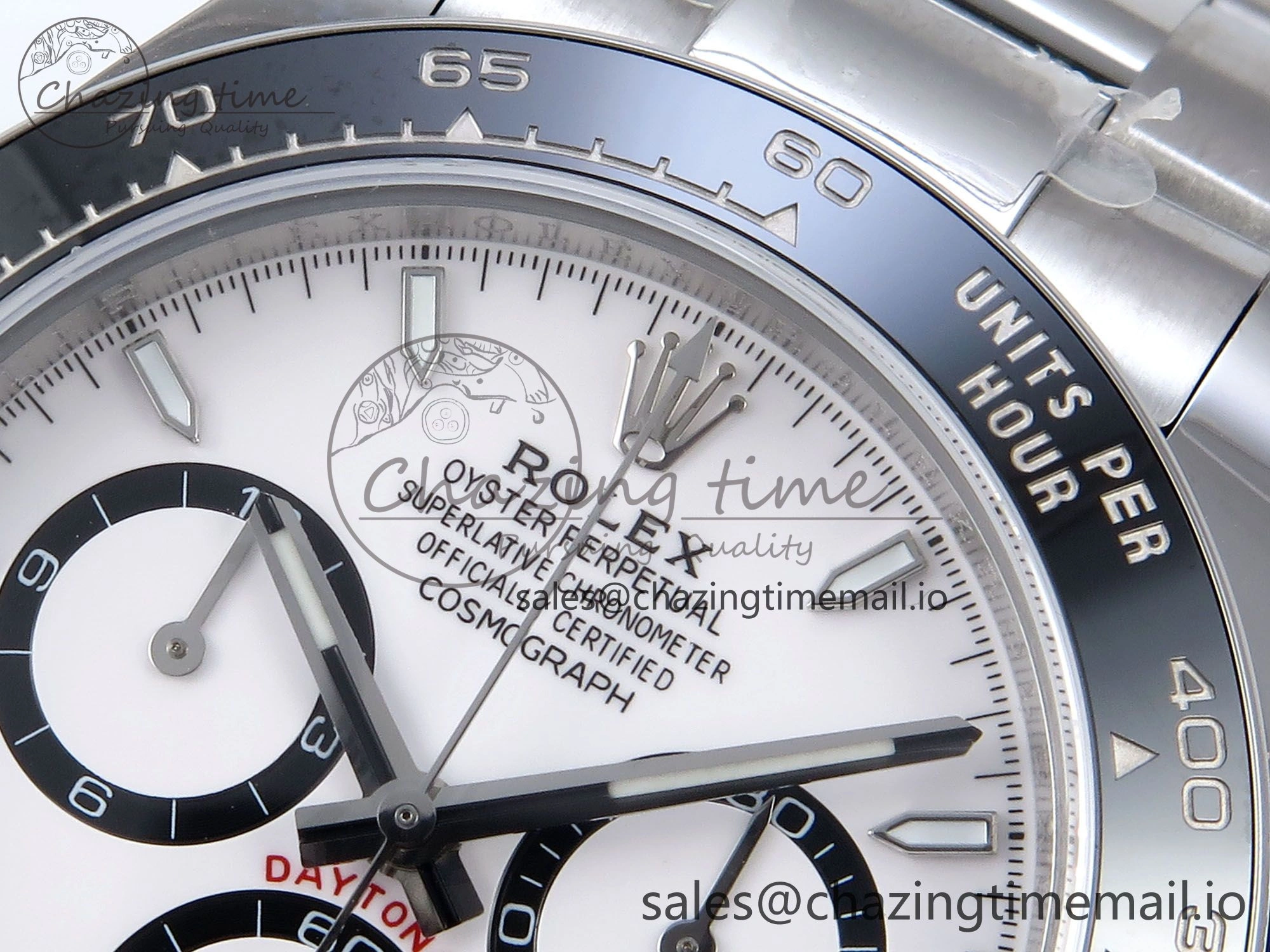 2023 Daytona 126500 AR+F 1:1 Best Edition 904L SS Case and Bracelet White Dial SA4131