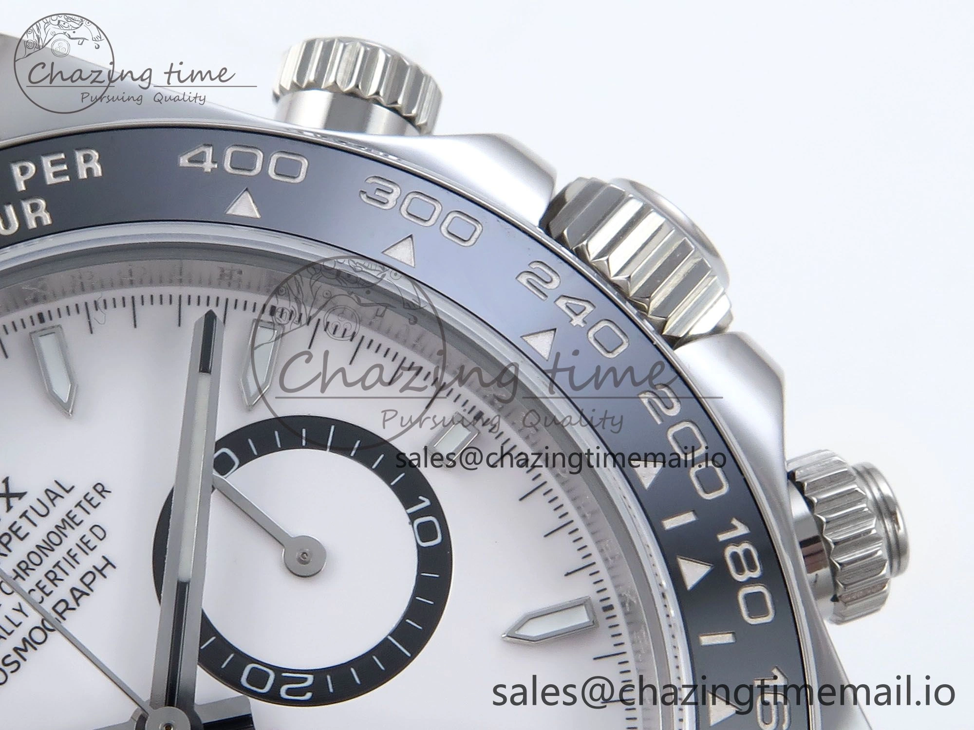 2023 Daytona 126500 AR+F 1:1 Best Edition 904L SS Case and Bracelet White Dial SA4131