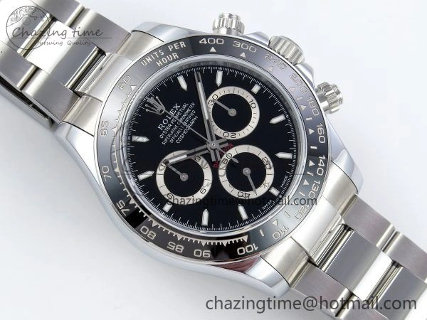 2023 Daytona 126500 QF 1:1 Best Edition 904L Steel Black Dial on SS Bracelet SH4131