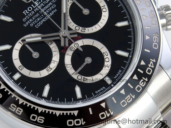 2023 Daytona 126500 QF 1:1 Best Edition 904L Steel Black Dial on SS Bracelet SH4131