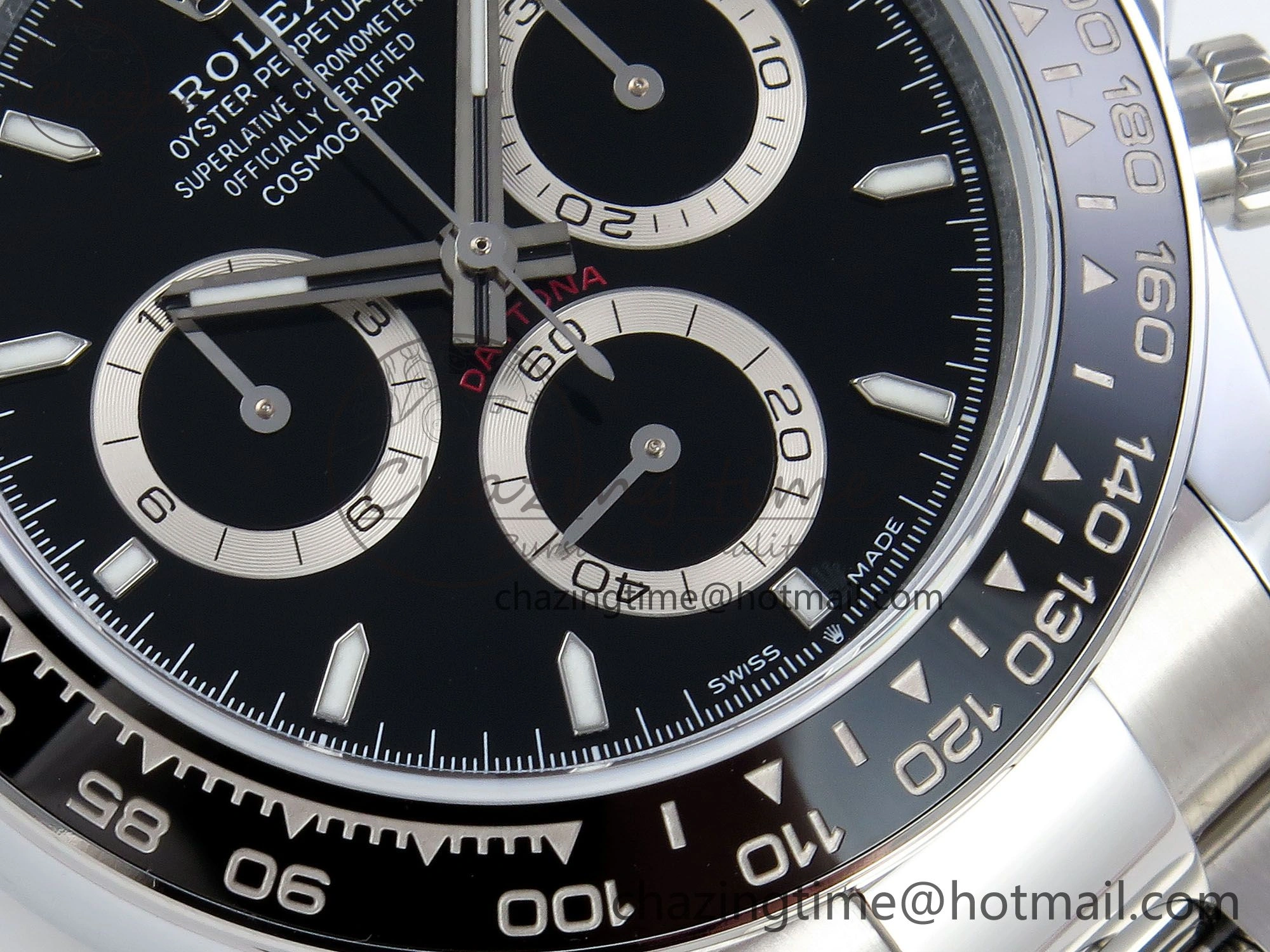 2023 Daytona 126500 QF 1:1 Best Edition 904L Steel Black Dial on SS Bracelet SH4131