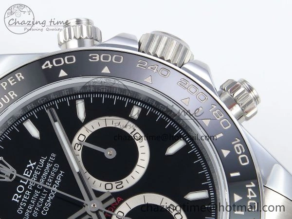 2023 Daytona 126500 QF 1:1 Best Edition 904L Steel Black Dial on SS Bracelet SH4131
