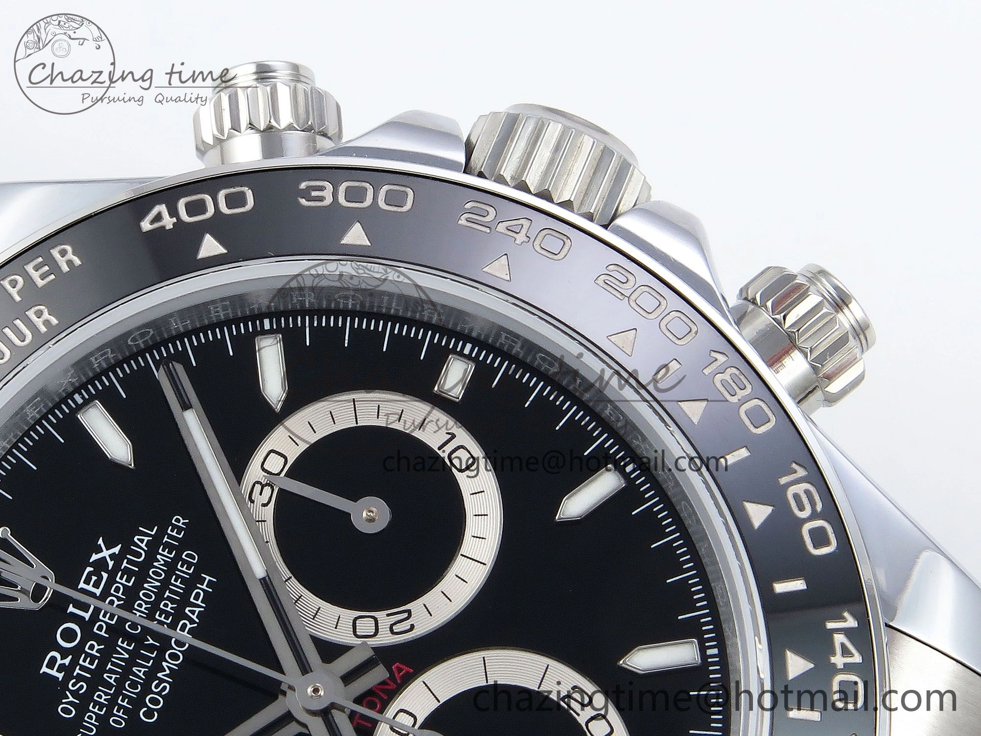 2023 Daytona 126500 QF 1:1 Best Edition 904L Steel Black Dial on SS Bracelet SH4131