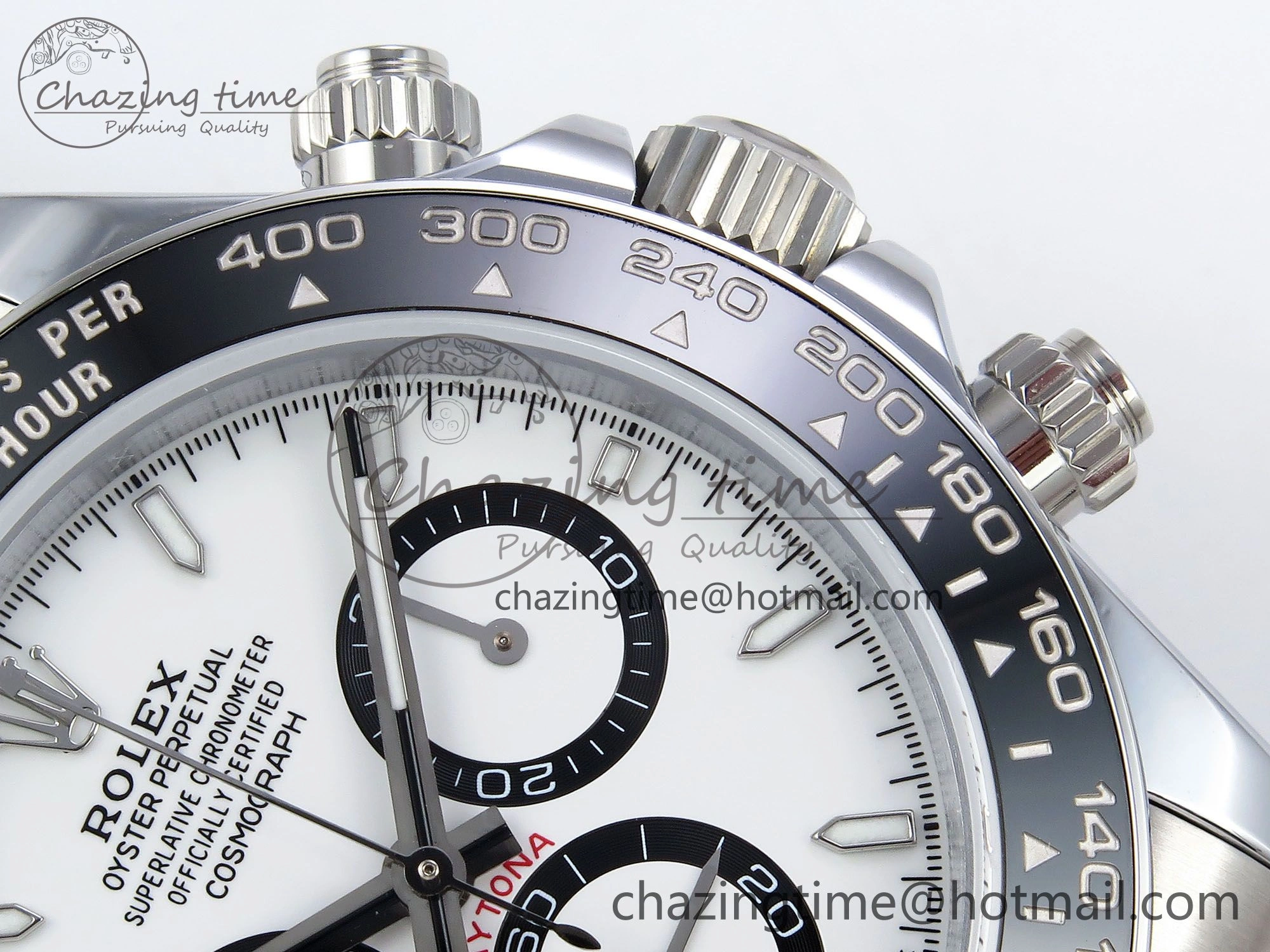 2023 Daytona 126500 QF 1:1 Best Edition 904L Steel White Dial on SS Bracelet SH4131