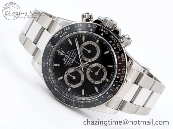 2023 Daytona 126500 ZF 1:1 Best Edition 904L SS Case and Bracelet Black Dial SH4130