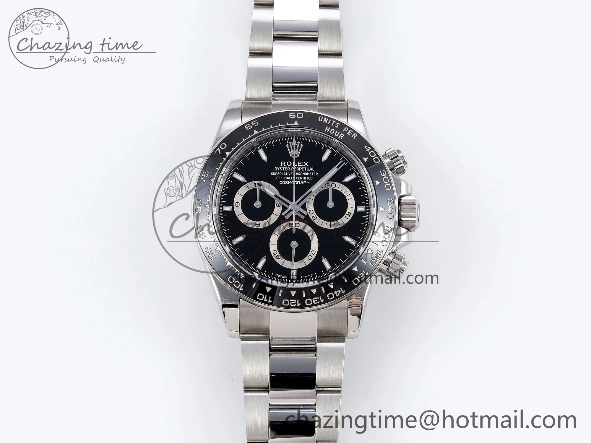 2023 Daytona 126500 ZF 1:1 Best Edition 904L SS Case and Bracelet Black Dial SH4130