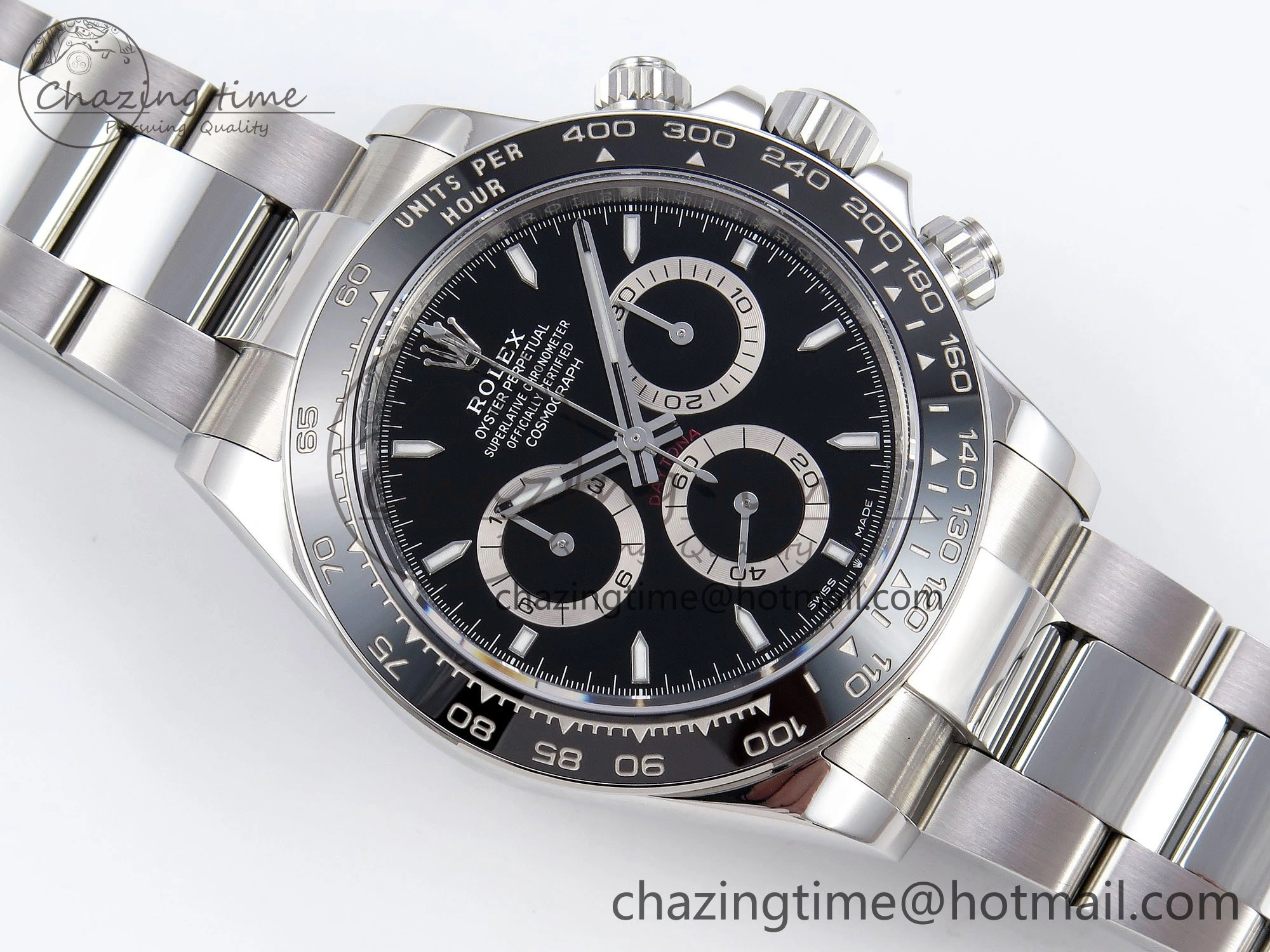 2023 Daytona 126500 ZF 1:1 Best Edition 904L SS Case and Bracelet Black Dial SH4130