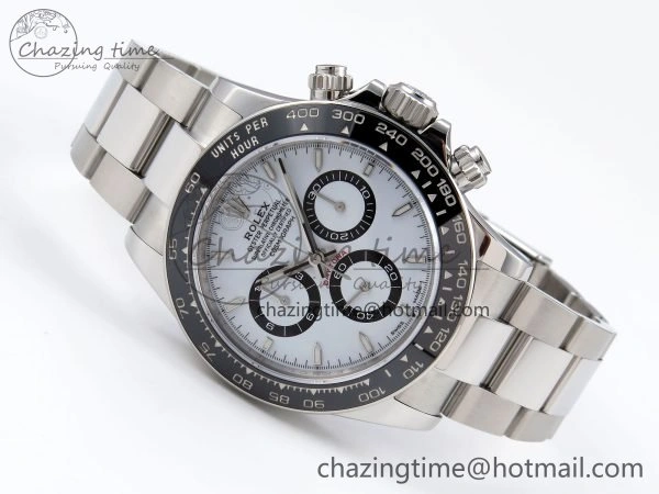 2023 Daytona 126500 ZF 1:1 Best Edition 904L SS Case and Bracelet White Dial SH4130