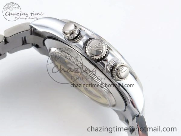 2023 Daytona 126506 QF 1:1 Best Edition 904L Steel Ice Blue Crystal Dial on SS Bracelet SA4131 (Gain Weight)
