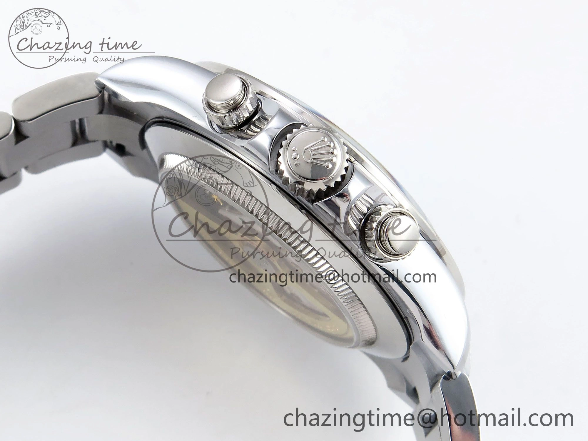 2023 Daytona 126506 QF 1:1 Best Edition 904L Steel Ice Blue Crystal Dial on SS Bracelet SA4131 (Gain Weight)