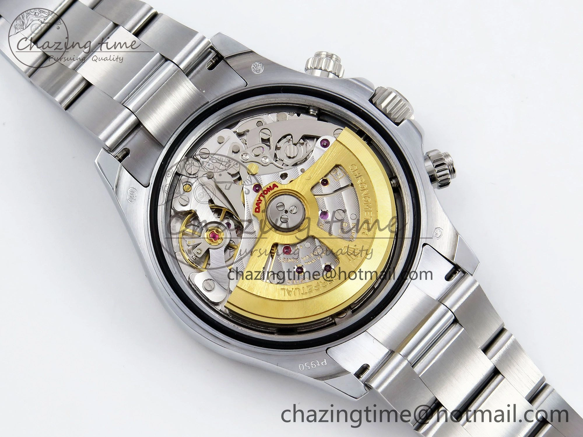 2023 Daytona 126506 QF 1:1 Best Edition 904L Steel Ice Blue Crystal Dial on SS Bracelet SA4131 (Gain Weight)