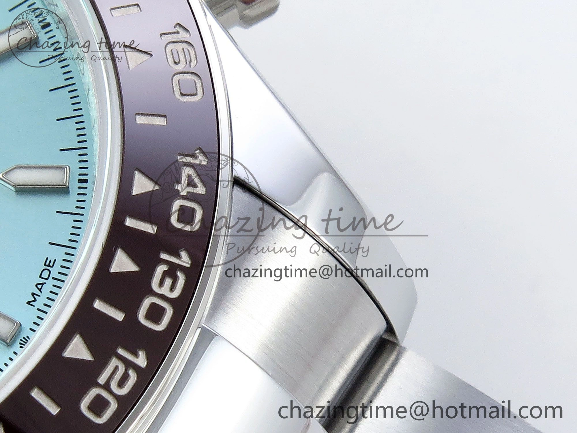 2023 Daytona 126506 QF 1:1 Best Edition 904L Steel Ice Blue Dial on SS Braclet SH4131 (Gain Weight)
