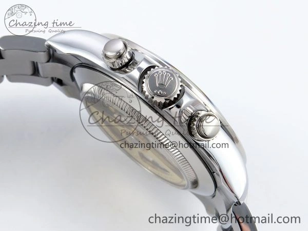 2023 Daytona 126506 QF 1:1 Best Edition 904L Steel Ice Blue Dial on SS Braclet SH4131 (Gain Weight)