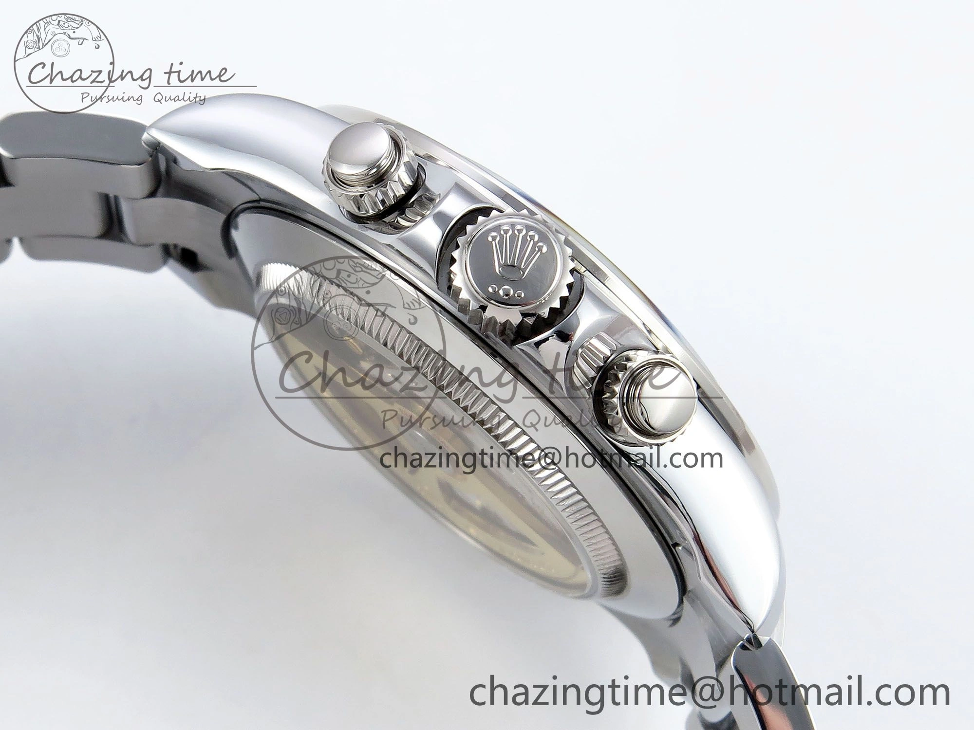 2023 Daytona 126506 QF 1:1 Best Edition 904L Steel Ice Blue Dial on SS Braclet SH4131 (Gain Weight)