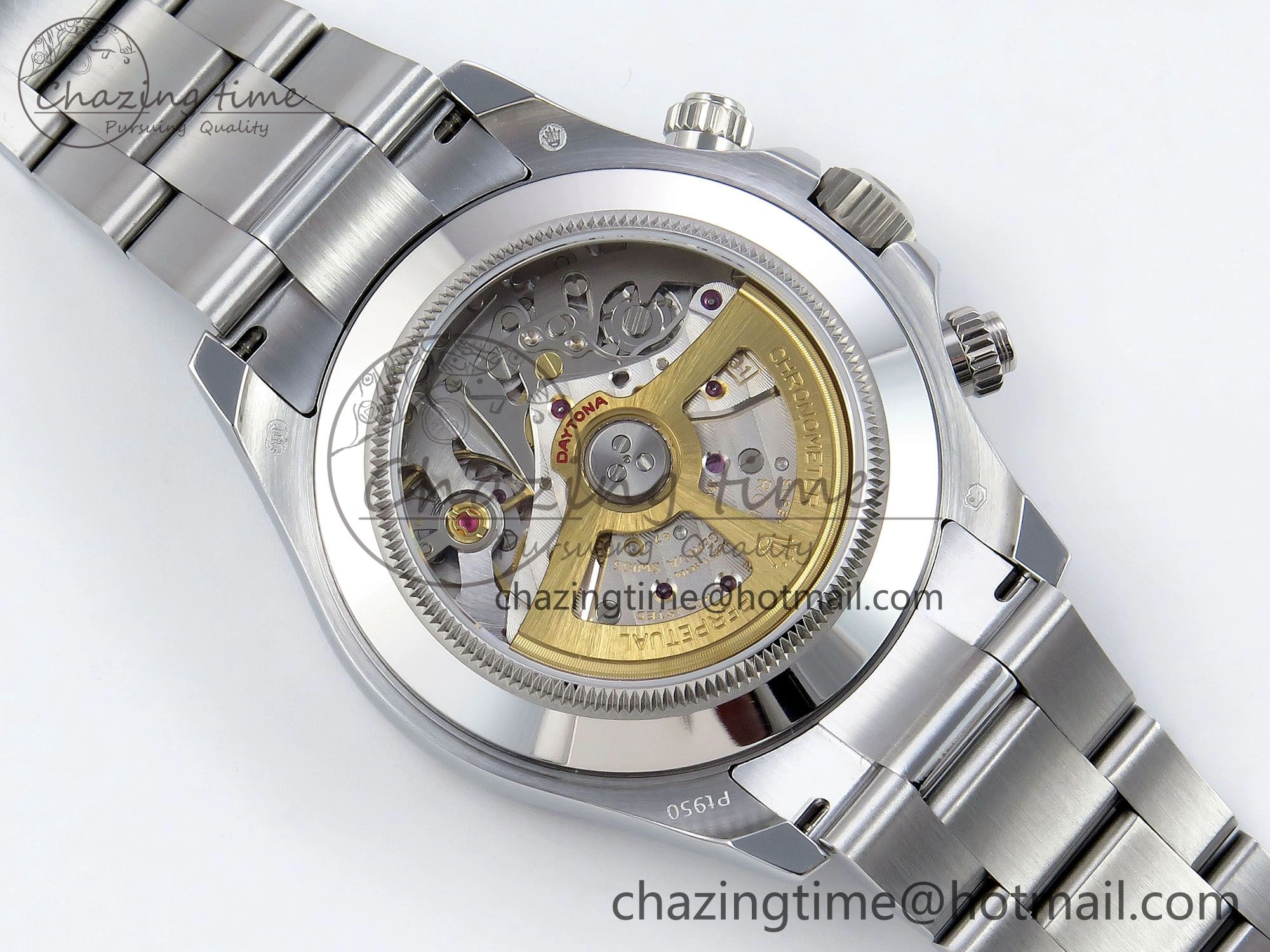 2023 Daytona 126506 QF 1:1 Best Edition 904L Steel Ice Blue Dial on SS Braclet SH4131 (Gain Weight)