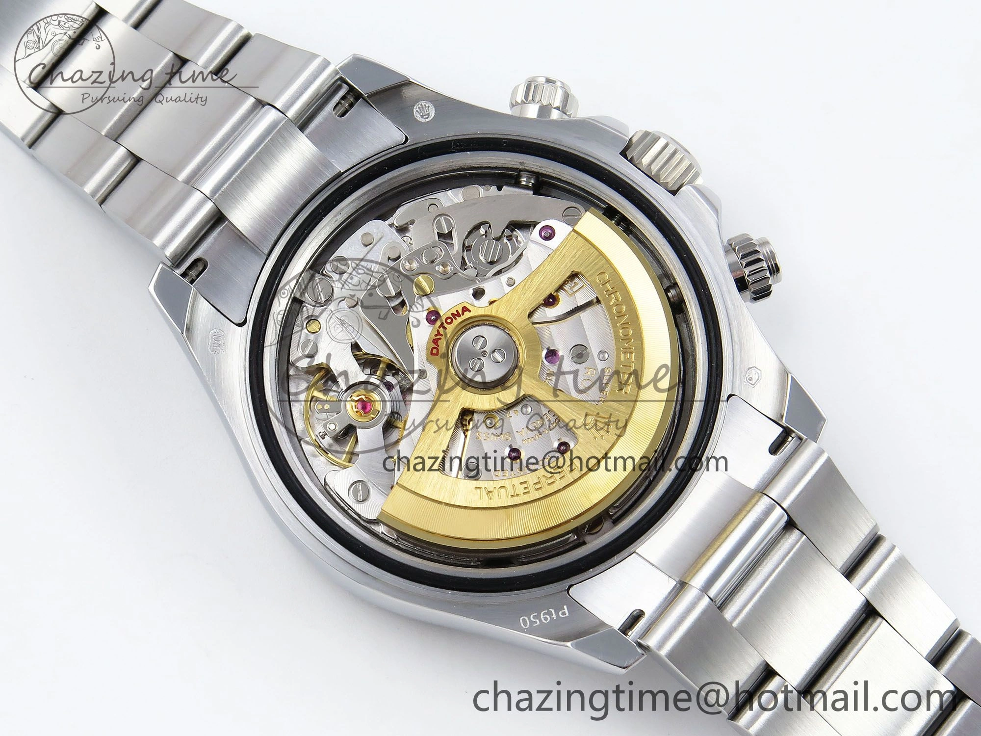 2023 Daytona 126506 QF 1:1 Best Edition 904L Steel Ice Blue Dial on SS Braclet SH4131 (Gain Weight)