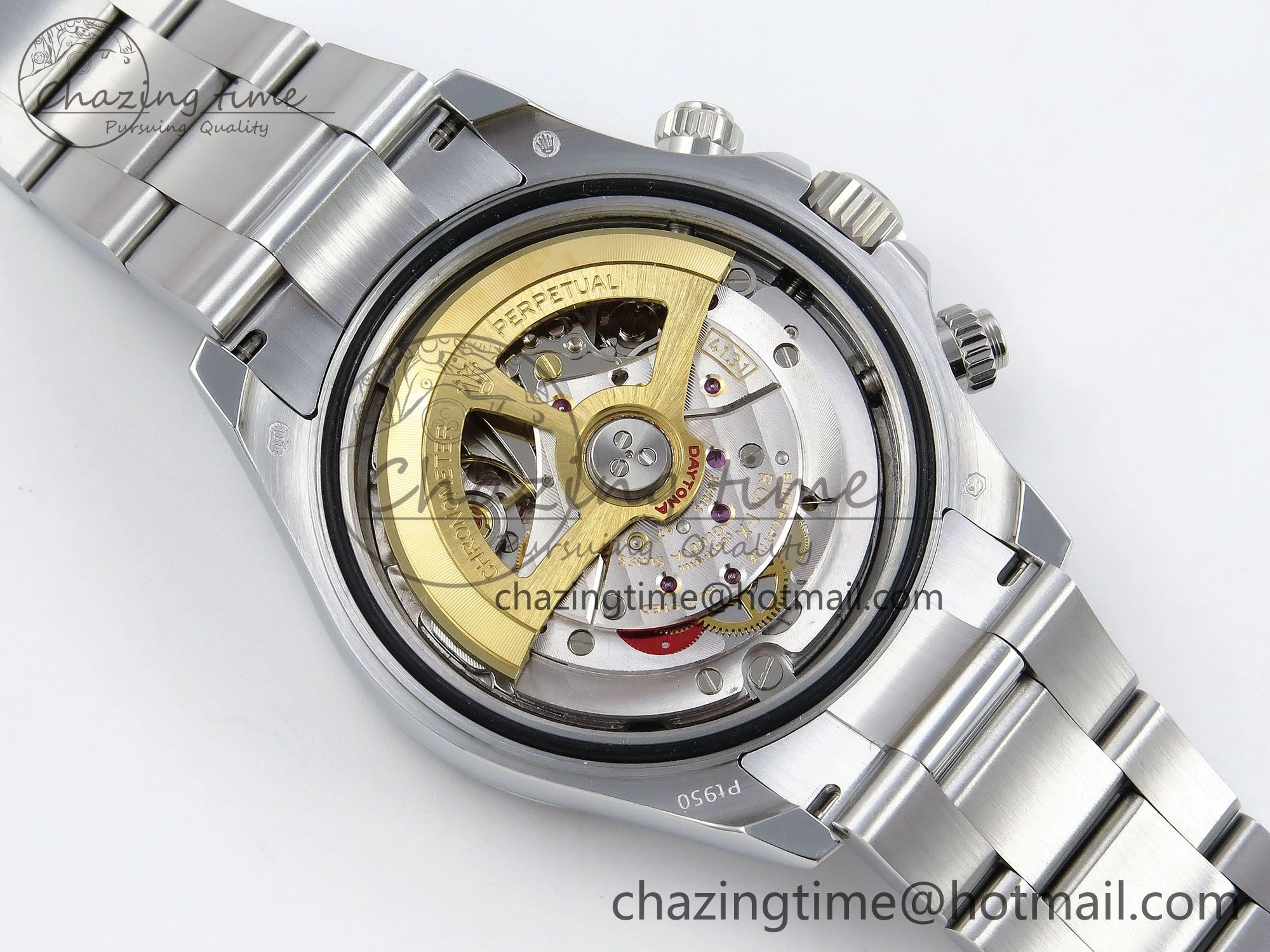 2023 Daytona 126506 QF 1:1 Best Edition 904L Steel Ice Blue Dial on SS Braclet SH4131 (Gain Weight)