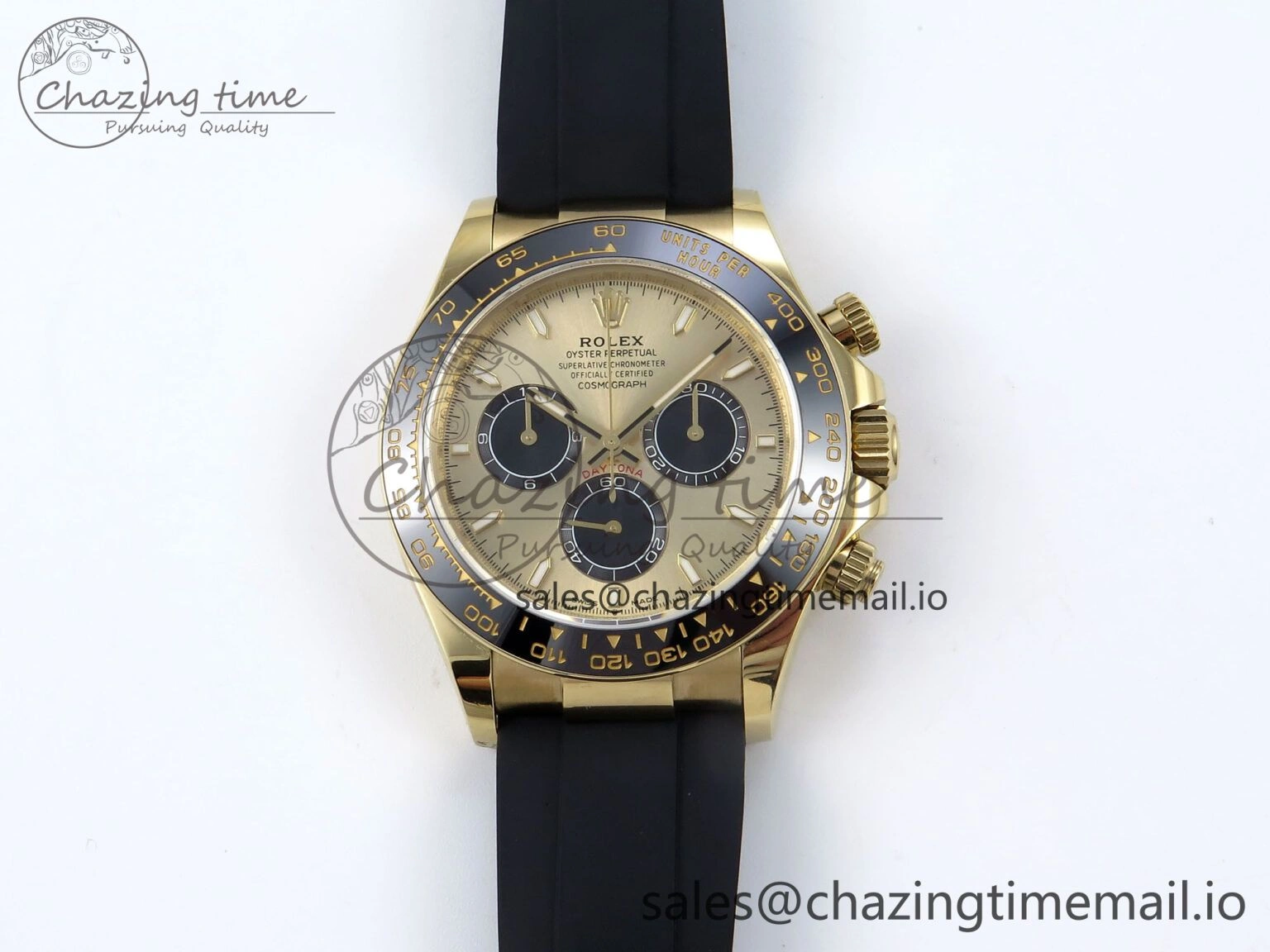 2023 Daytona 126518 AR+F 1:1 Best Edition 904L YG Case YG Dial on Oysterflex Strap SA4131
