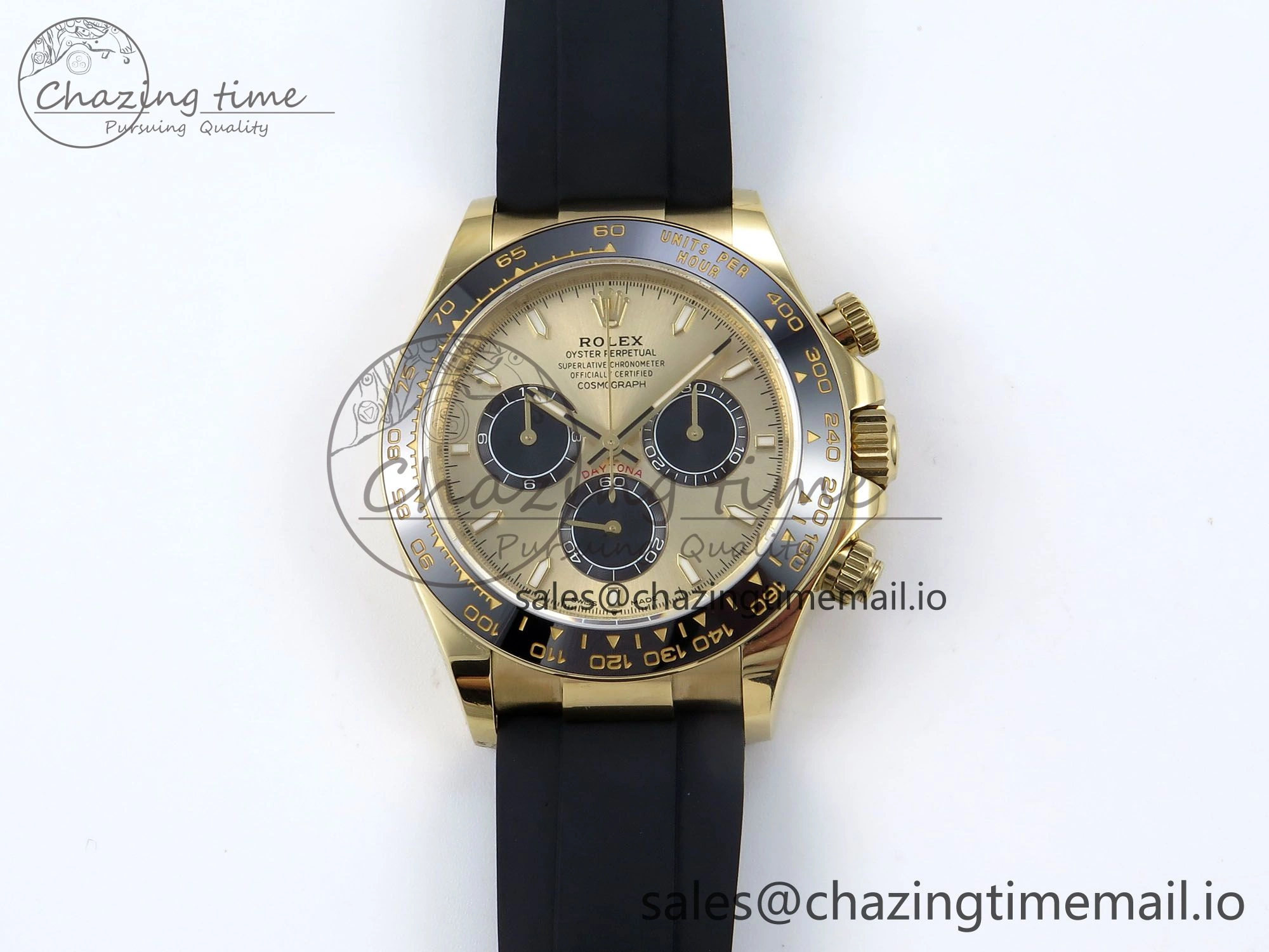 2023 Daytona 126518 AR+F 1:1 Best Edition 904L YG Case YG Dial on Oysterflex Strap SA4131