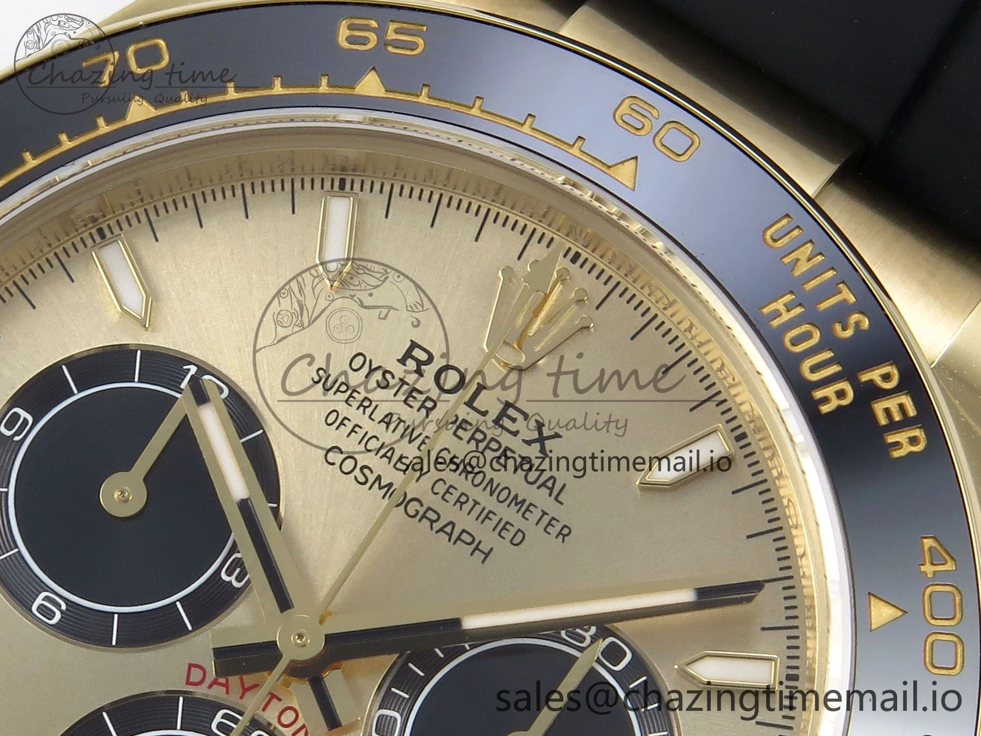 2023 Daytona 126518 AR+F 1:1 Best Edition 904L YG Case YG Dial on Oysterflex Strap SA4131