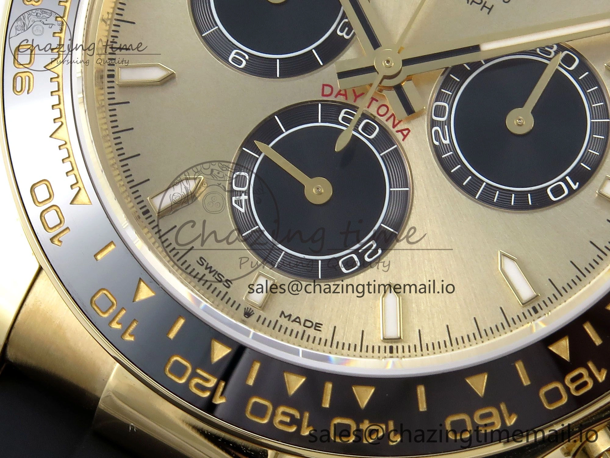 2023 Daytona 126518 AR+F 1:1 Best Edition 904L YG Case YG Dial on Oysterflex Strap SA4131