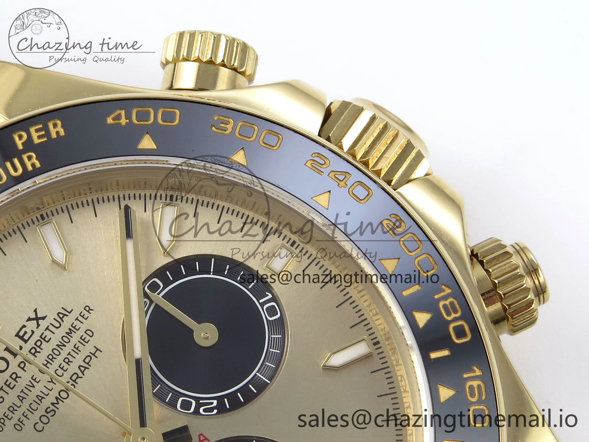 2023 Daytona 126518 AR+F 1:1 Best Edition 904L YG Case YG Dial on Oysterflex Strap SA4131