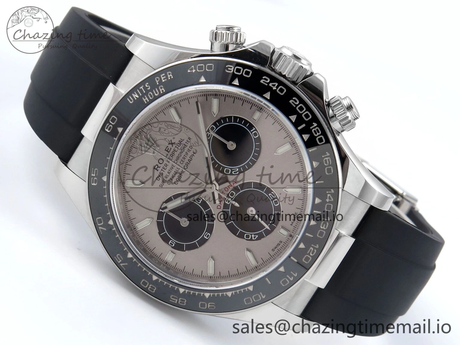 2023 Daytona 126519 AR+F 1:1 Best Edition 904L SS Case Gray Dial on Oysterflex Strap SA4131