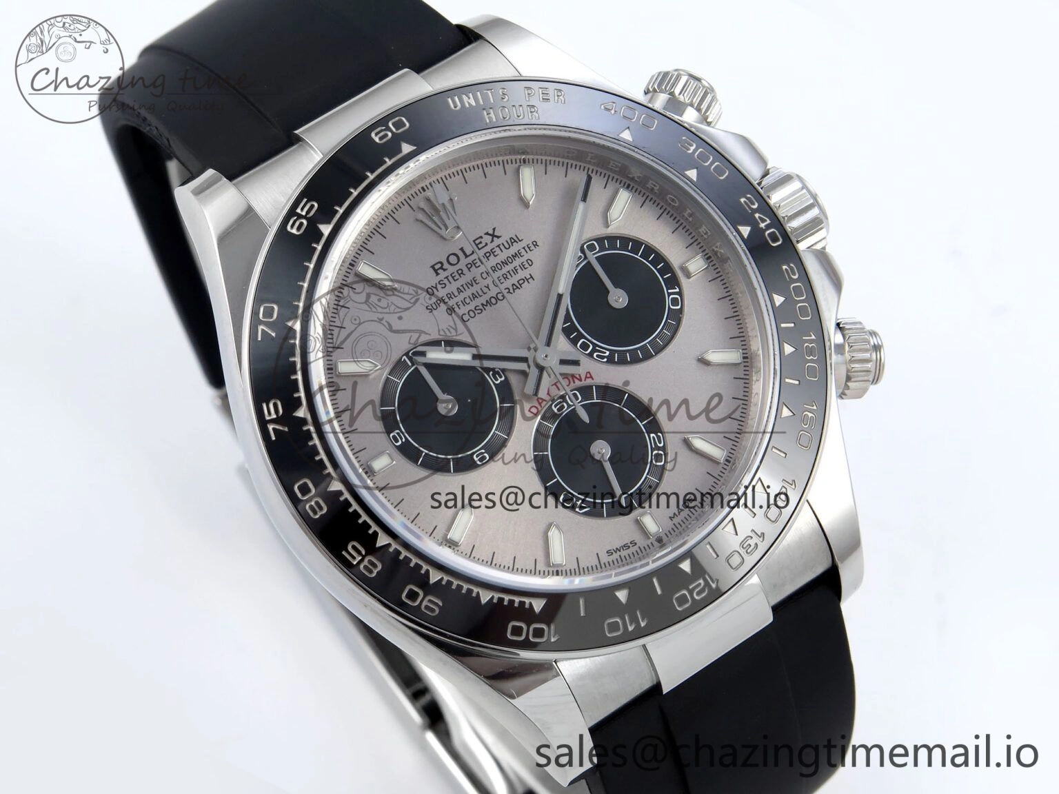 2023 Daytona 126519 AR+F 1:1 Best Edition 904L SS Case Gray Dial on Oysterflex Strap SA4131