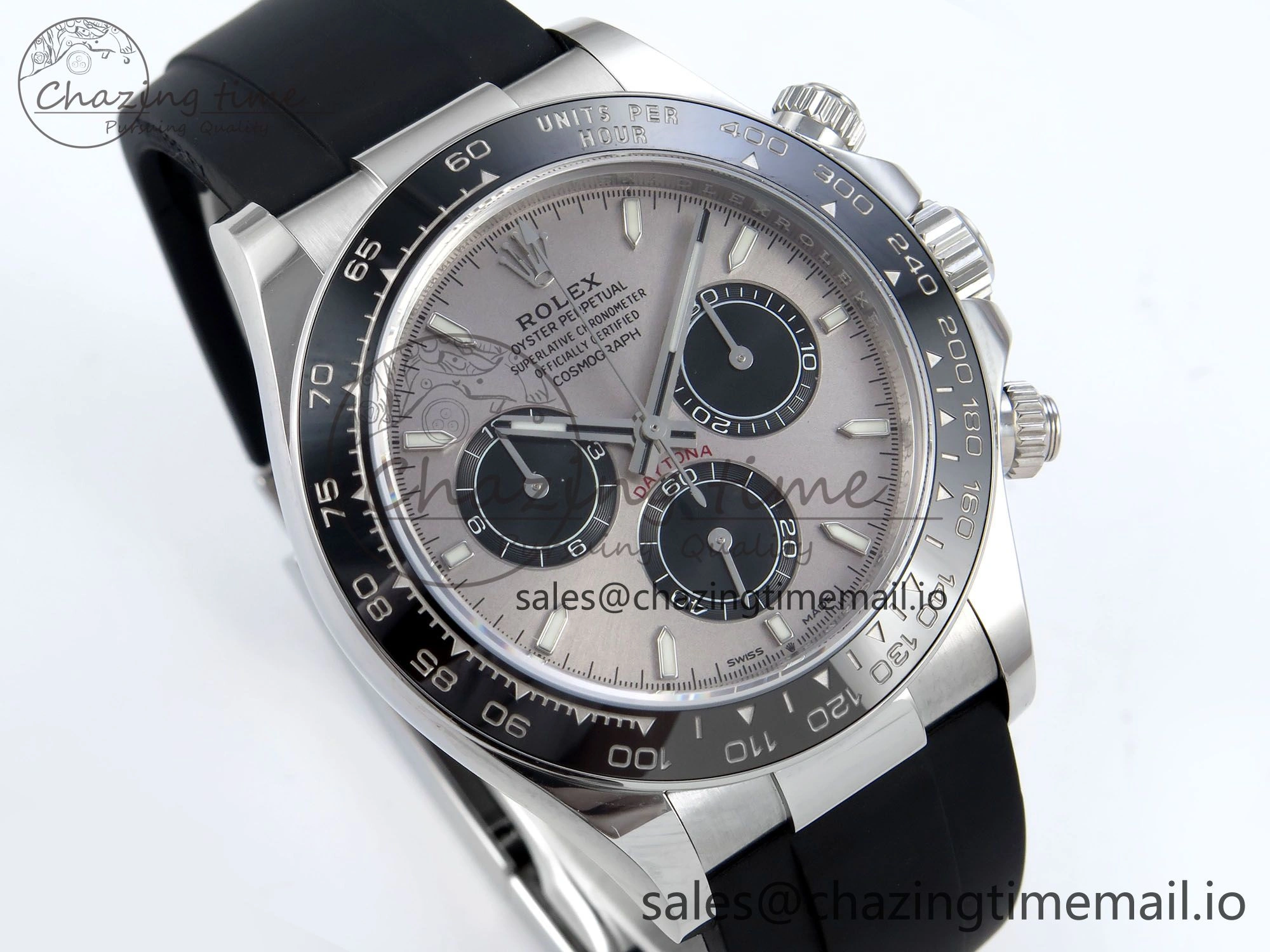 2023 Daytona 126519 AR+F 1:1 Best Edition 904L SS Case Gray Dial on Oysterflex Strap SA4131