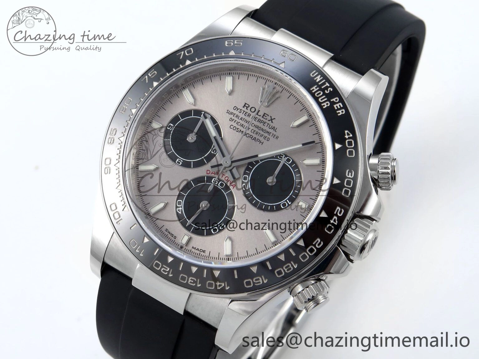 2023 Daytona 126519 AR+F 1:1 Best Edition 904L SS Case Gray Dial on Oysterflex Strap SA4131