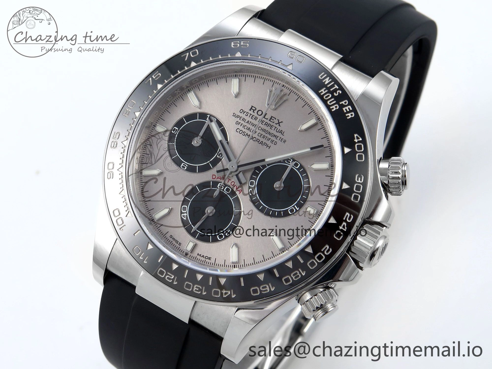 2023 Daytona 126519 AR+F 1:1 Best Edition 904L SS Case Gray Dial on Oysterflex Strap SA4131