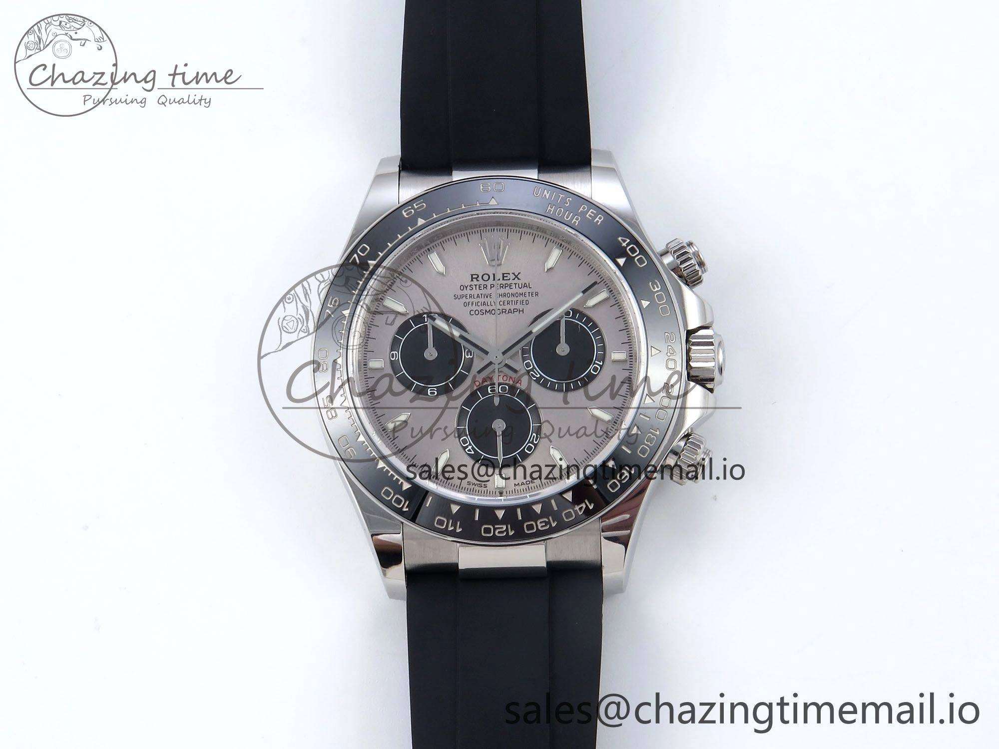 2023 Daytona 126519 AR+F 1:1 Best Edition 904L SS Case Gray Dial on Oysterflex Strap SA4131