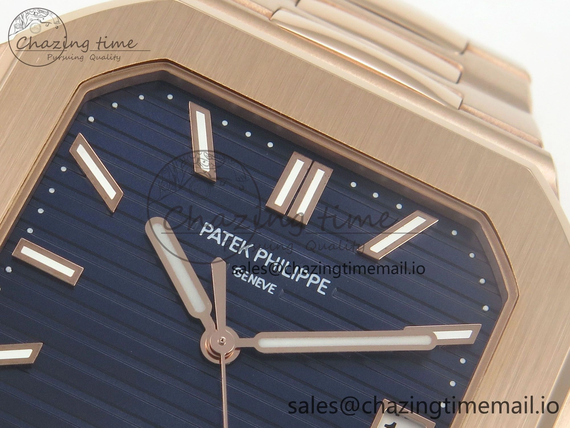 2025 Cubitus GRF 1:1 Best Edition Blue Dial on RG Bracelet MY9015 Mod to A330 Super Clone movement