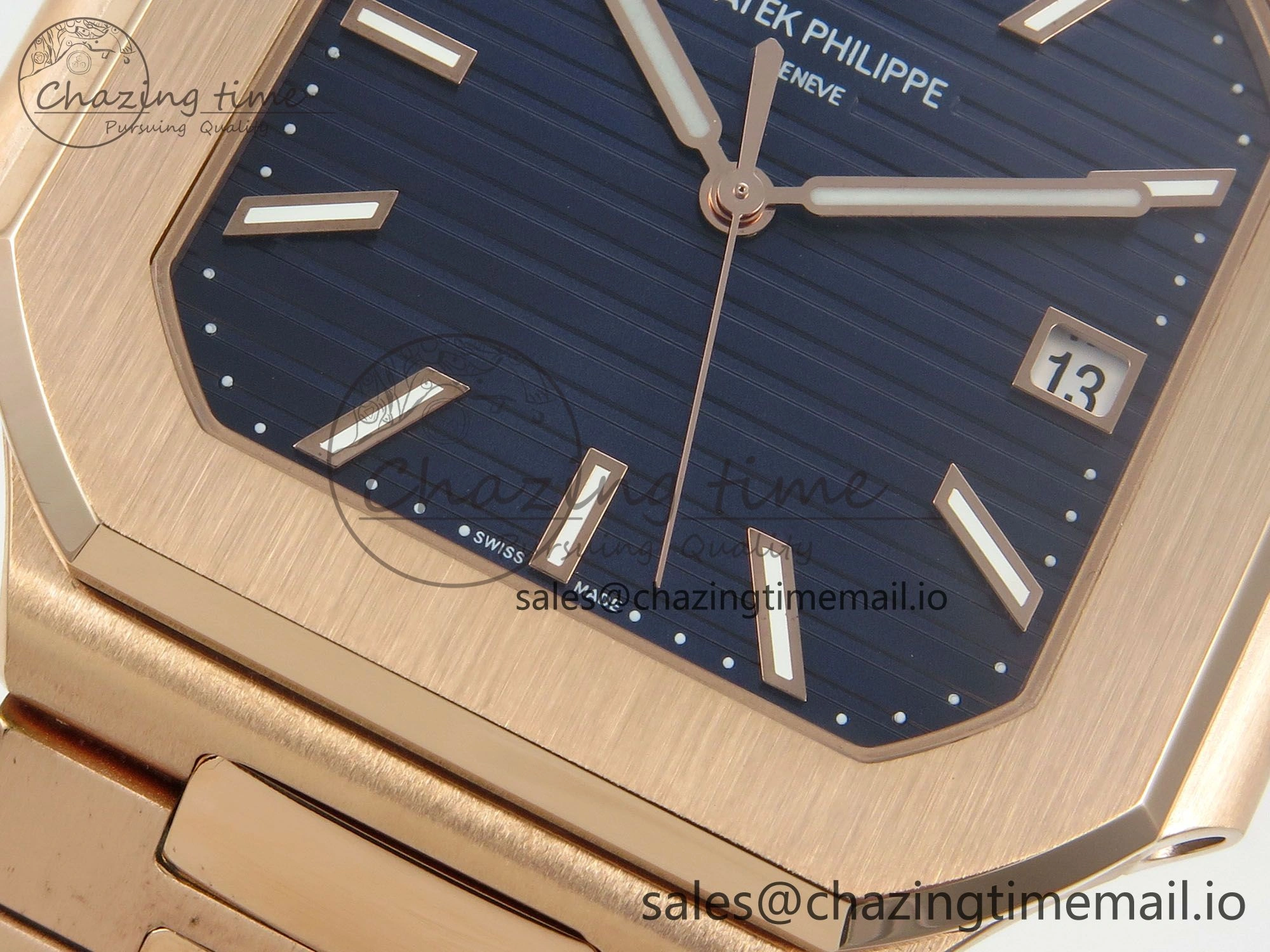 2025 Cubitus GRF 1:1 Best Edition Blue Dial on RG Bracelet MY9015 Mod to A330 Super Clone movement