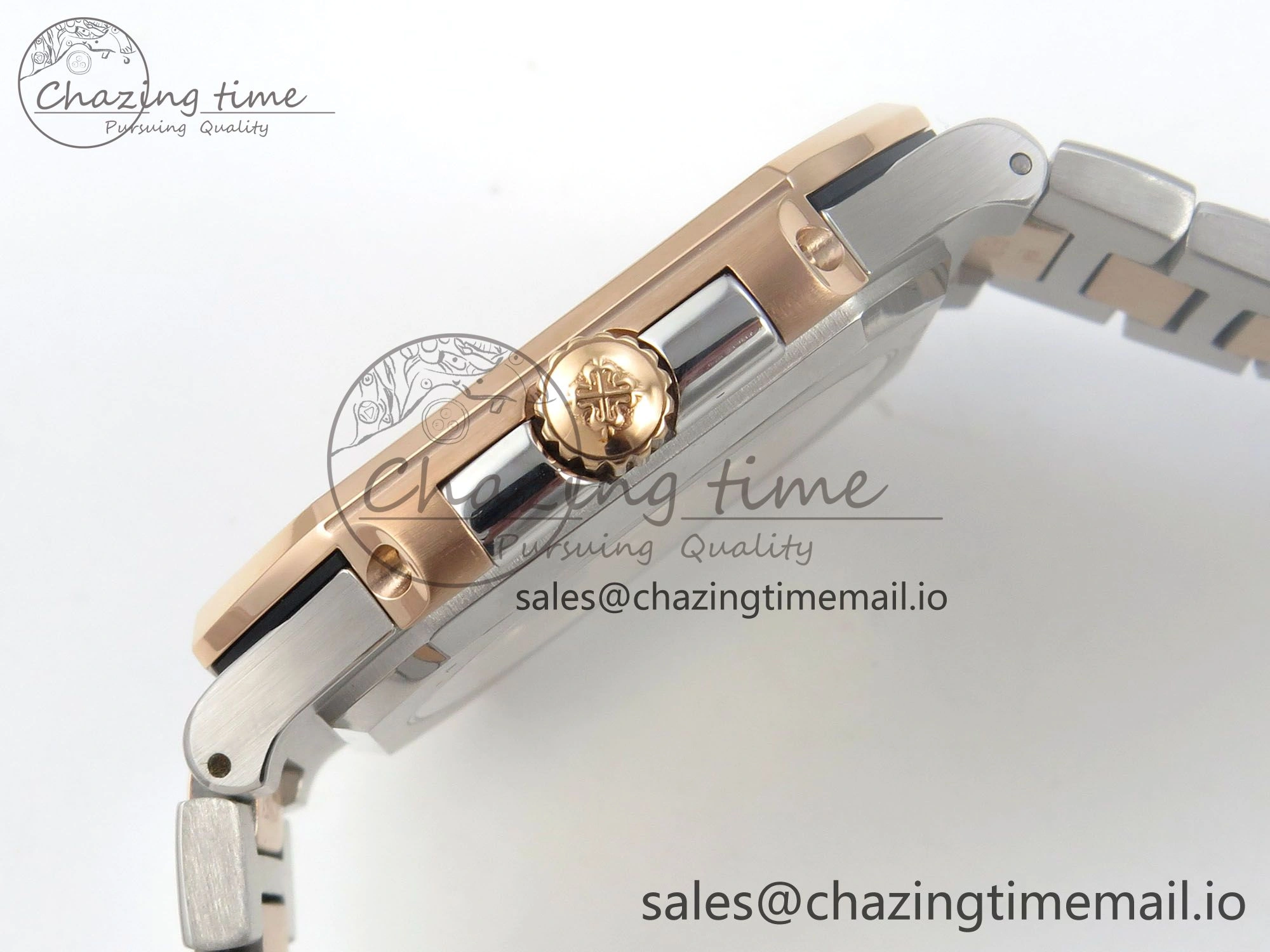 2025 Cubitus GRF 1:1 Best Edition Blue Dial on SS RG Bracelet MY9015 Mod to A330 Super Clone movement