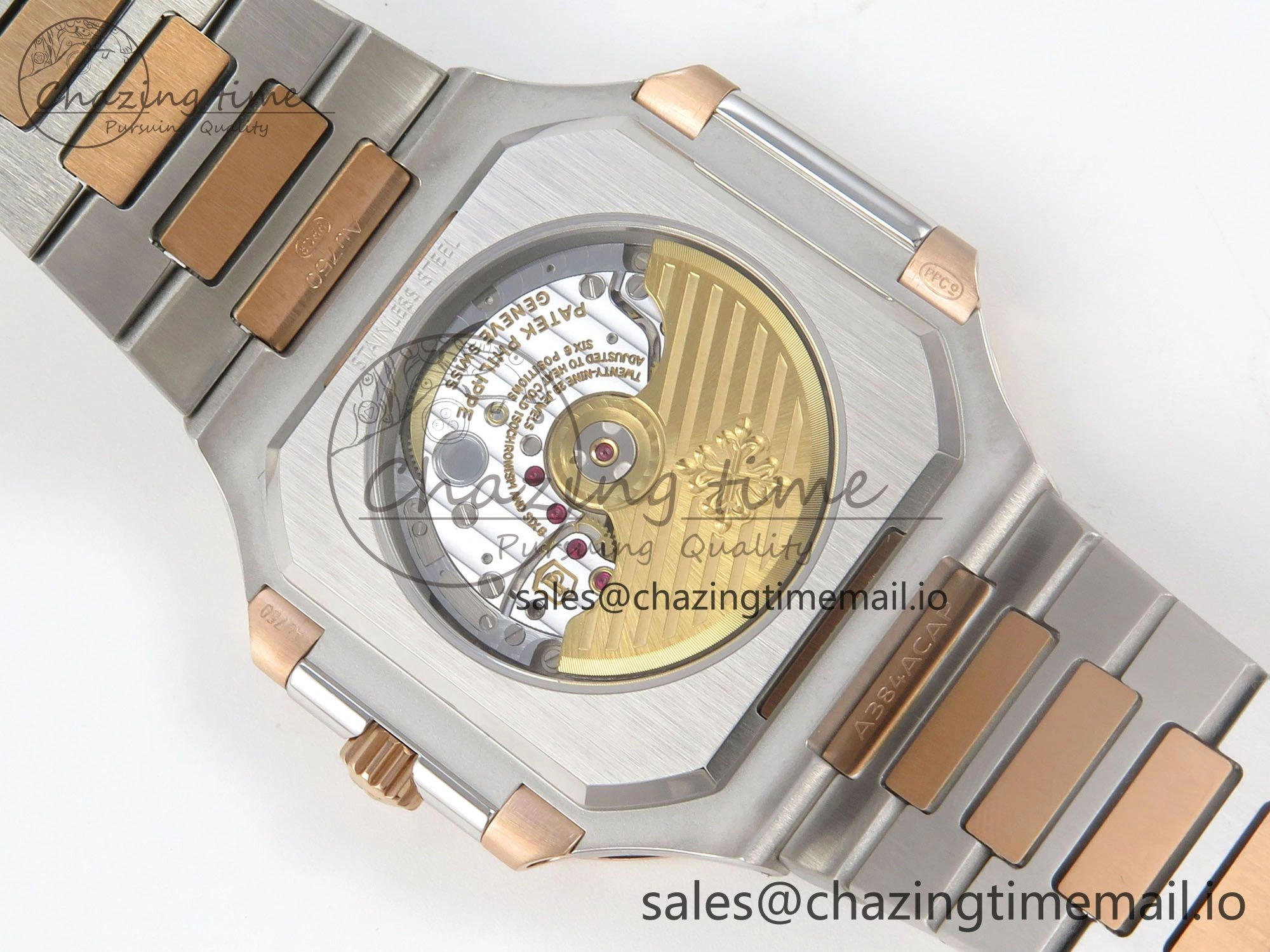 2025 Cubitus GRF 1:1 Best Edition Blue Dial on SS RG Bracelet MY9015 Mod to A330 Super Clone movement