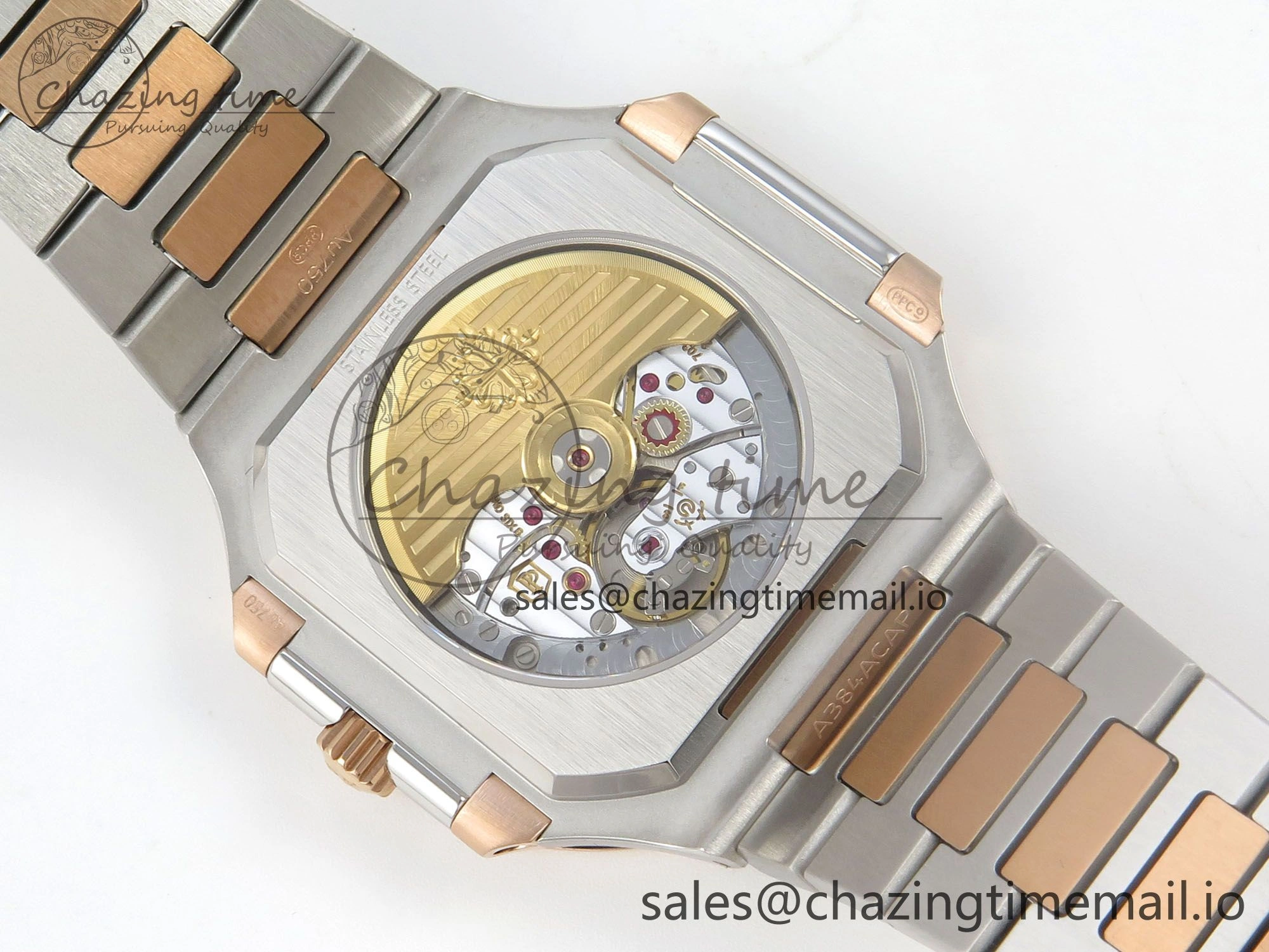 2025 Cubitus GRF 1:1 Best Edition Blue Dial on SS RG Bracelet MY9015 Mod to A330 Super Clone movement