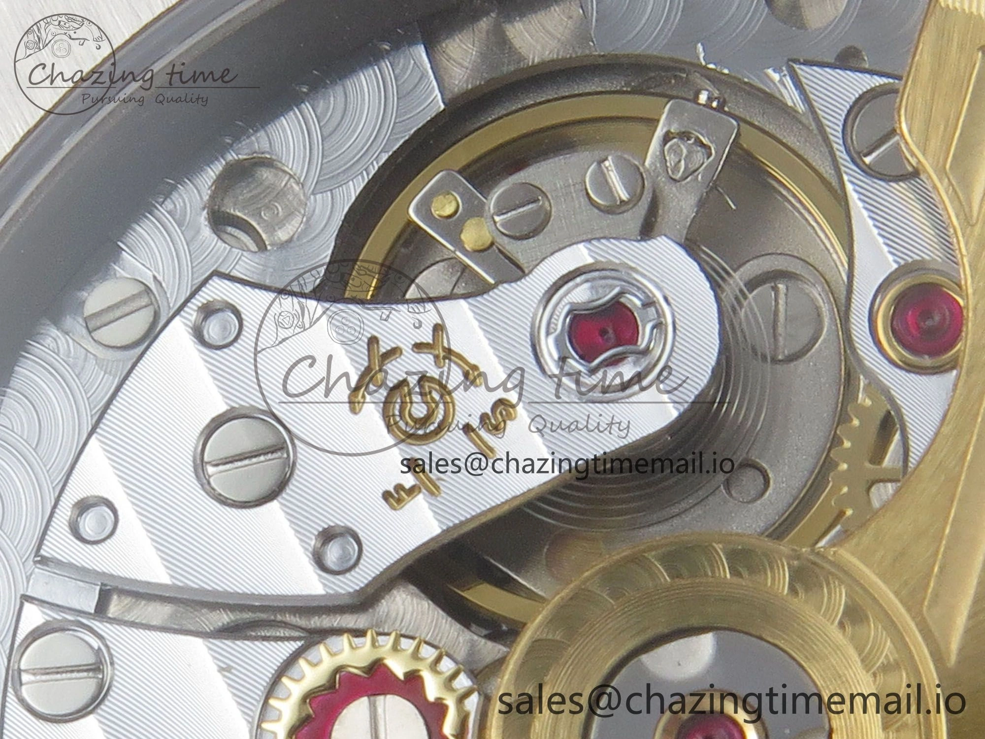 2025 Cubitus GRF 1:1 Best Edition Blue Dial on SS RG Bracelet MY9015 Mod to A330 Super Clone movement
