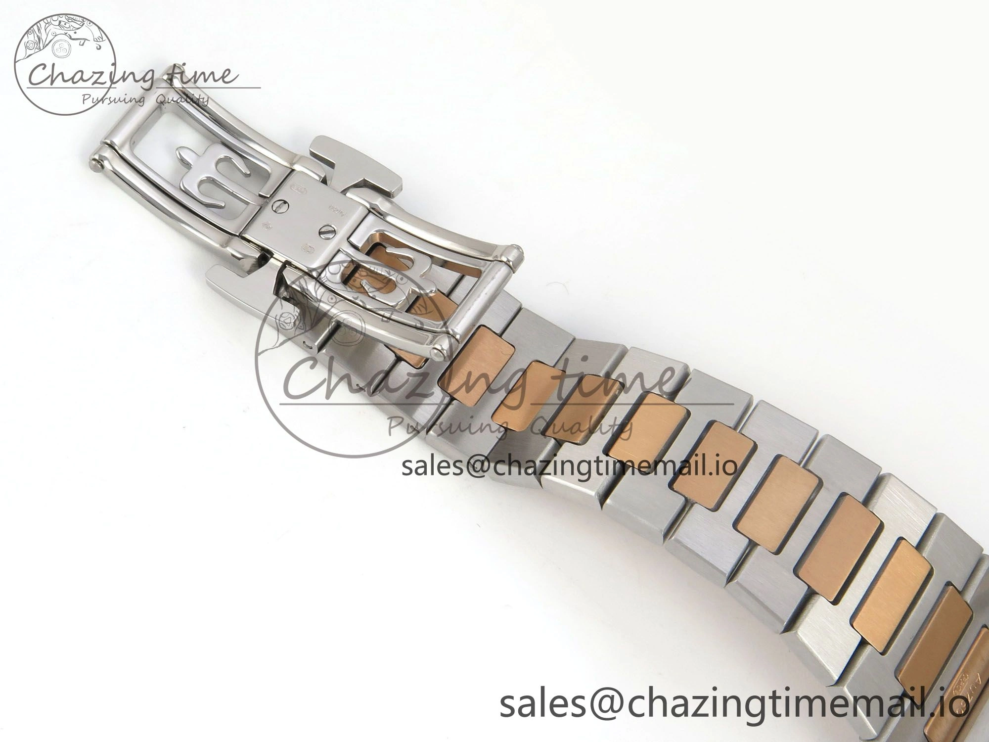 2025 Cubitus GRF 1:1 Best Edition Blue Dial on SS RG Bracelet MY9015 Mod to A330 Super Clone movement