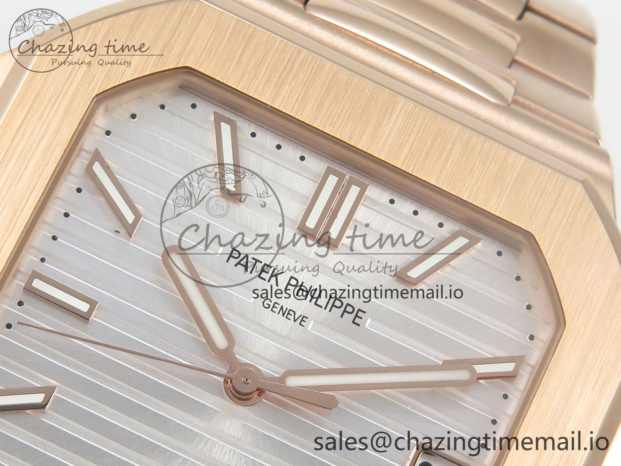 2025 Cubitus GRF 1:1 Best Edition Silver White Dial on RG Bracelet MY9015 Mod to A330 Super Clone movement