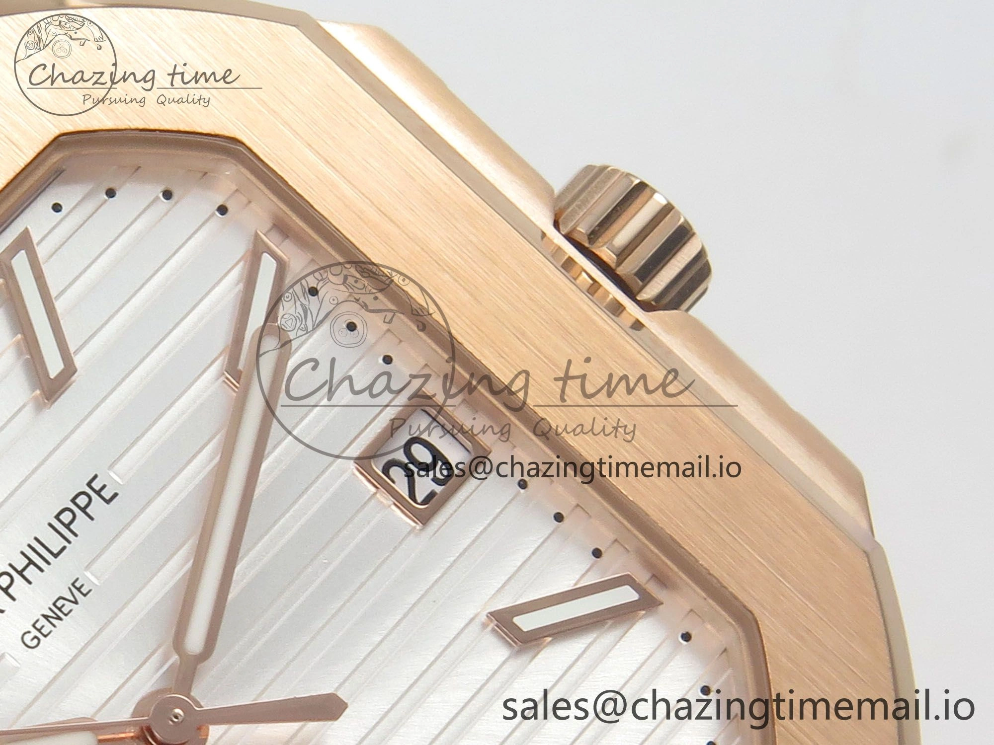2025 Cubitus GRF 1:1 Best Edition Silver White Dial on RG Bracelet MY9015 Mod to A330 Super Clone movement