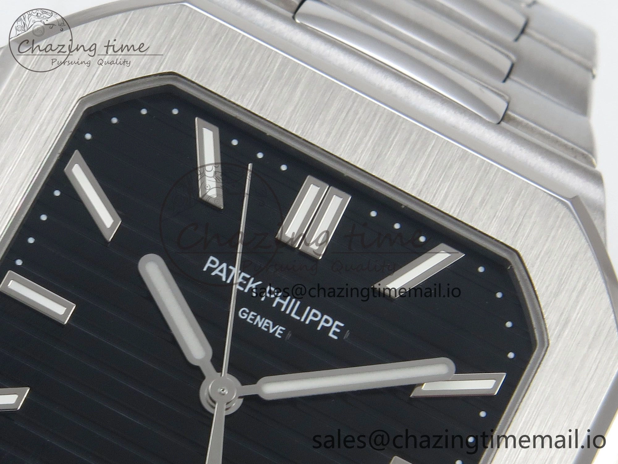 2025 Cubitus GRF Best Edition Black Dial on SS Bracelet MY9015 Mod to A330 Super Clone movement