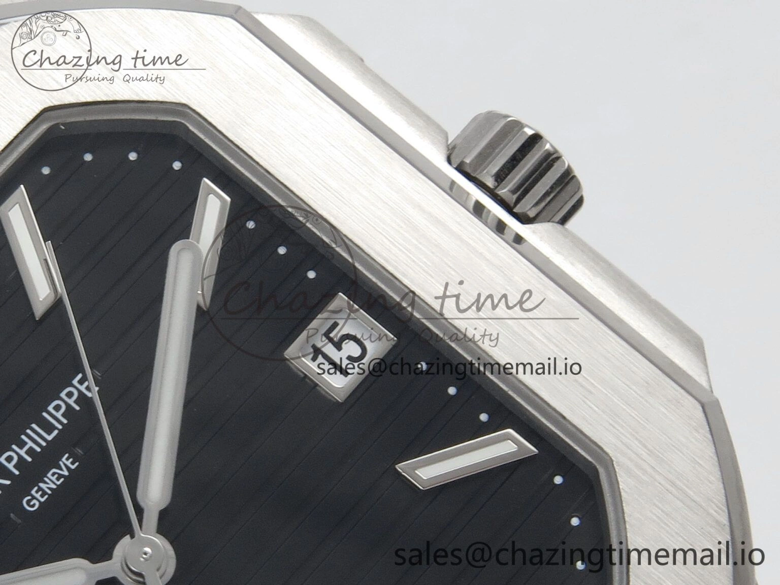 2025 Cubitus GRF Best Edition Black Dial on SS Bracelet MY9015 Mod to A330 Super Clone movement