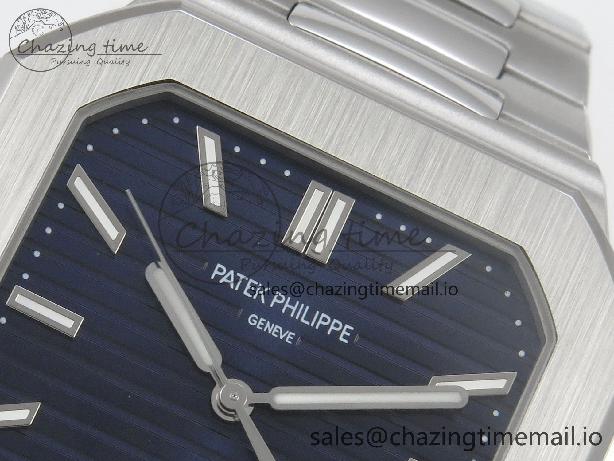 2025 Cubitus GRF Best Edition Blue Dial on SS Bracelet MY9015 Mod to A330 Super Clone movement